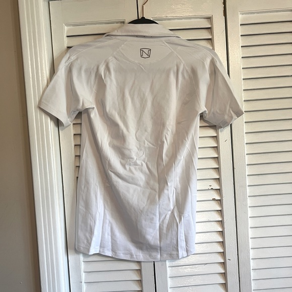 NWT Noble Outfitters Miley Polo in white size small - Picture 3 of 3